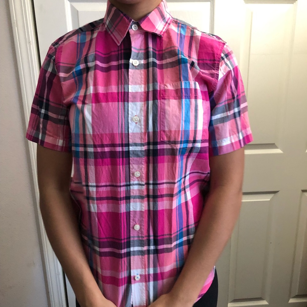 Pink Button down shirt